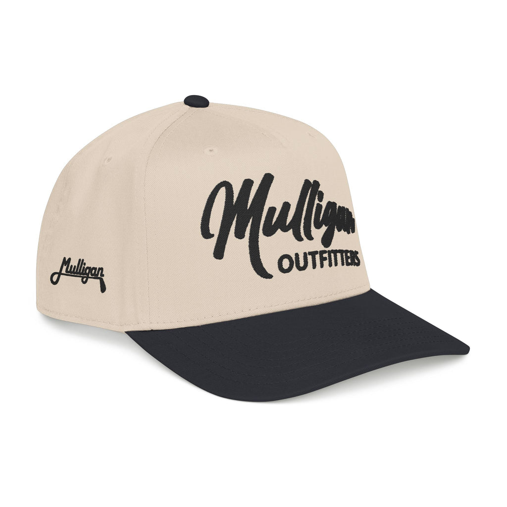 Mid profile golf hat, mulligan outfitters
