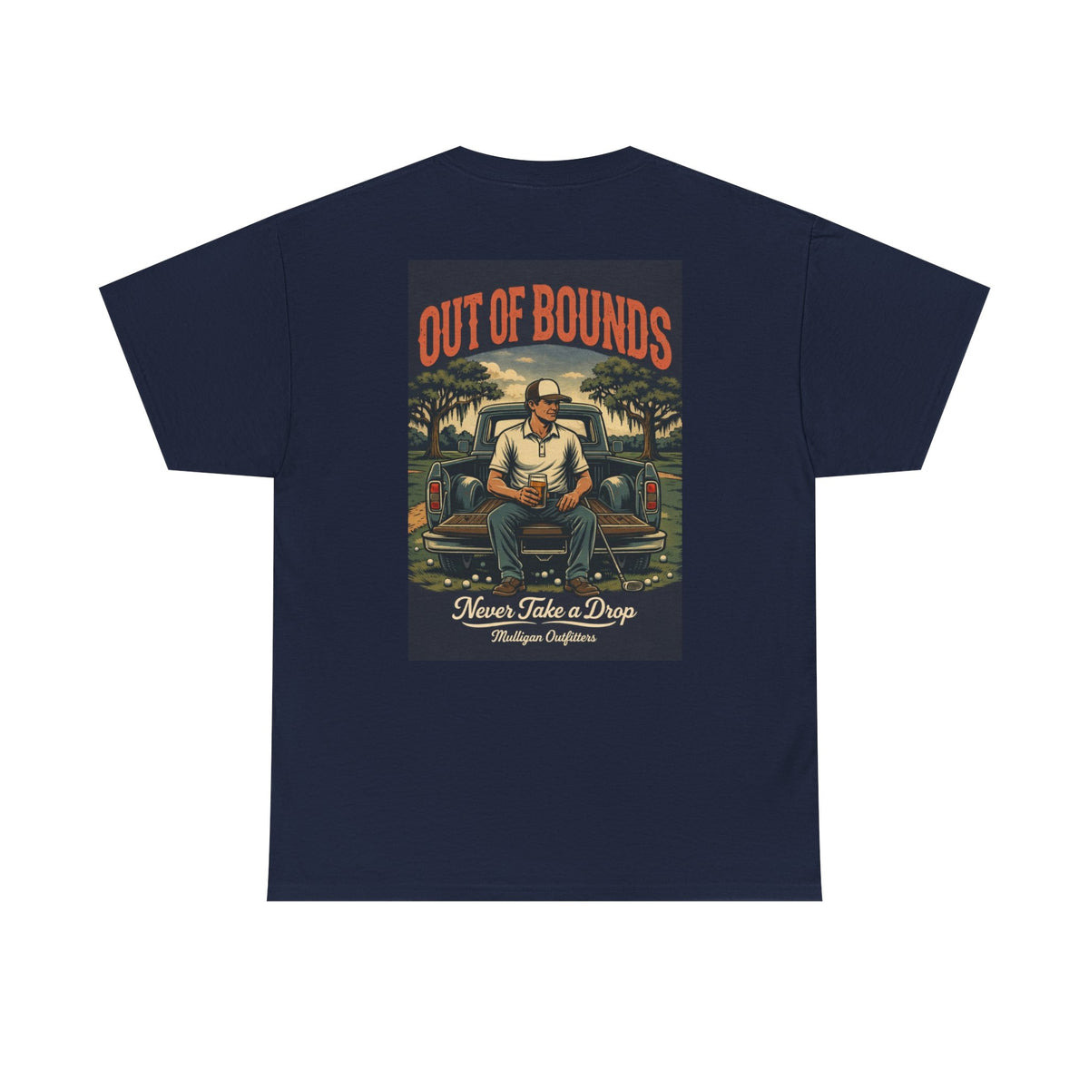 Golf Mulligan T-Shirt, Never take a drop