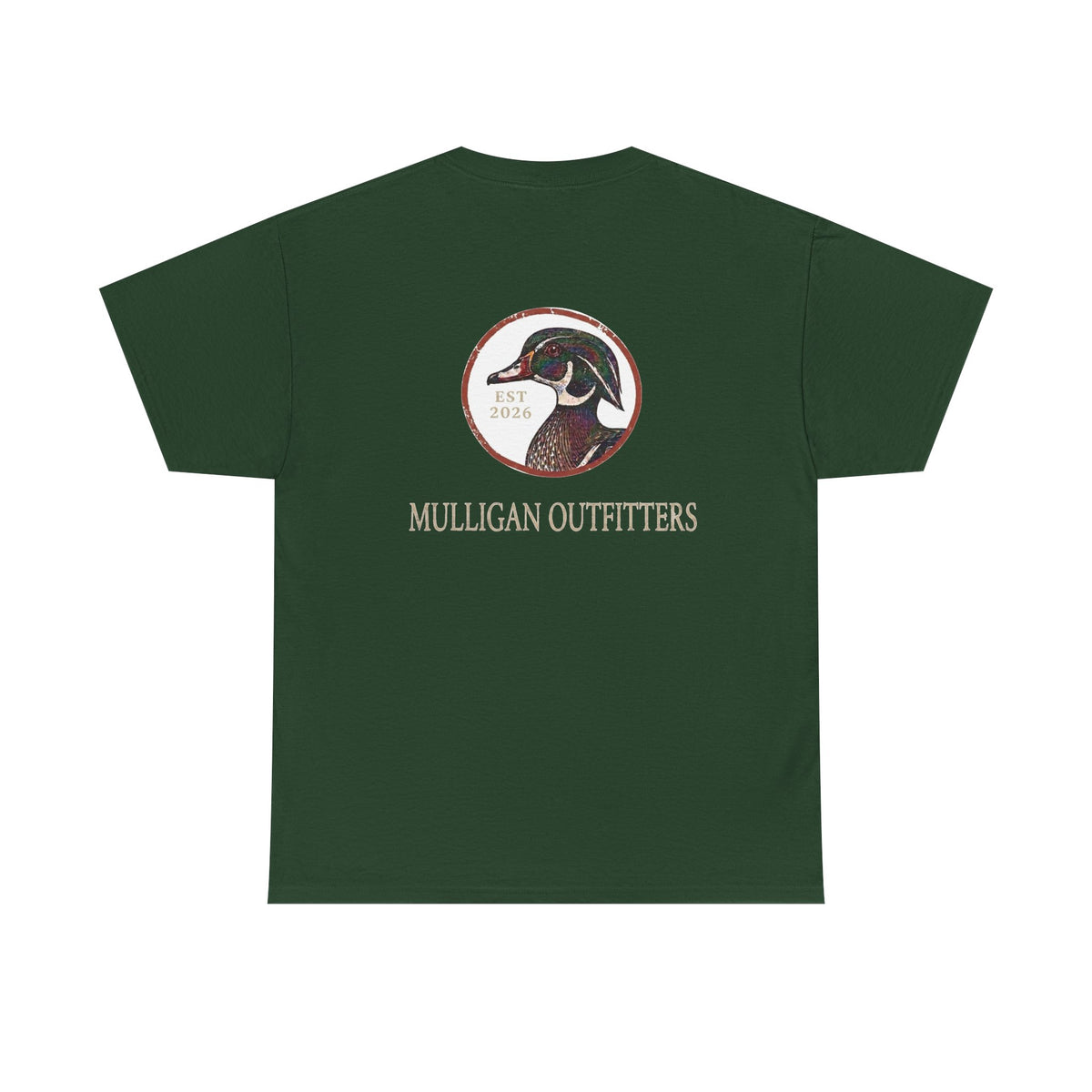 Mulligan golf T shirt, wood duck
