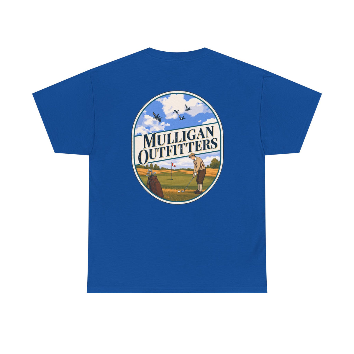 Mulligan golf T shirt, love of the game.