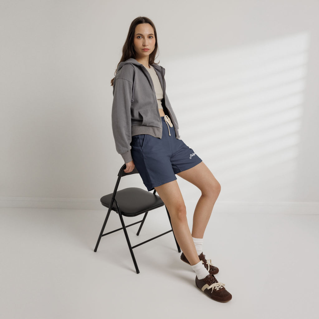 Fleece gym shorts
