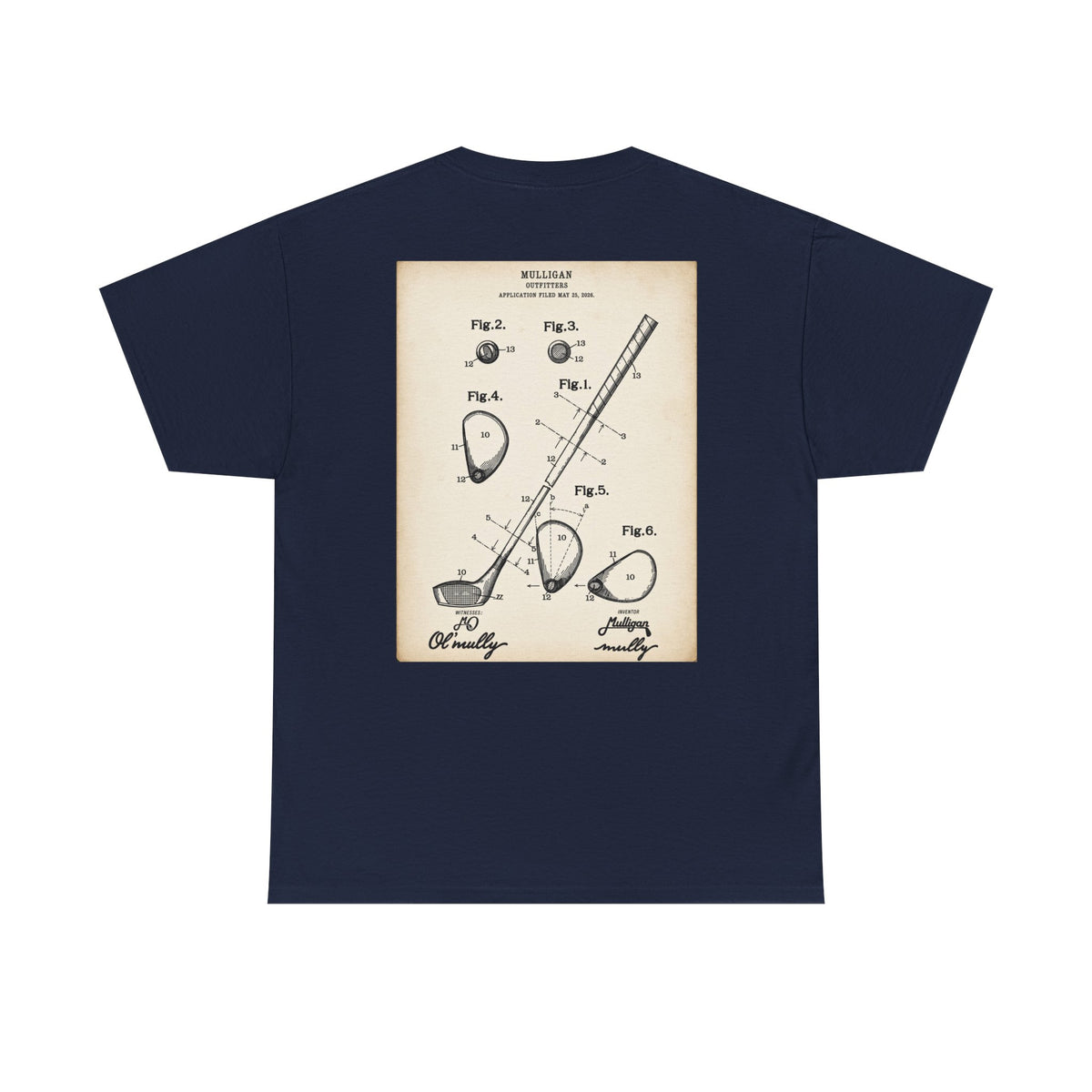 Mulligan golf T shirt, Invention