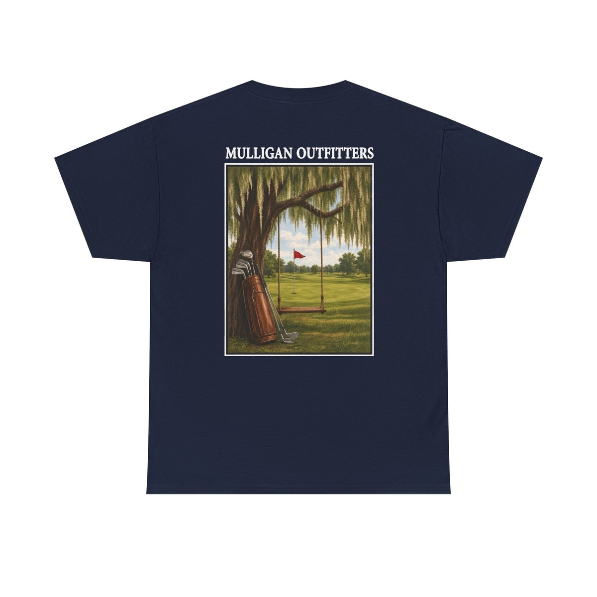 Mulligan T-Shirt, Back yard