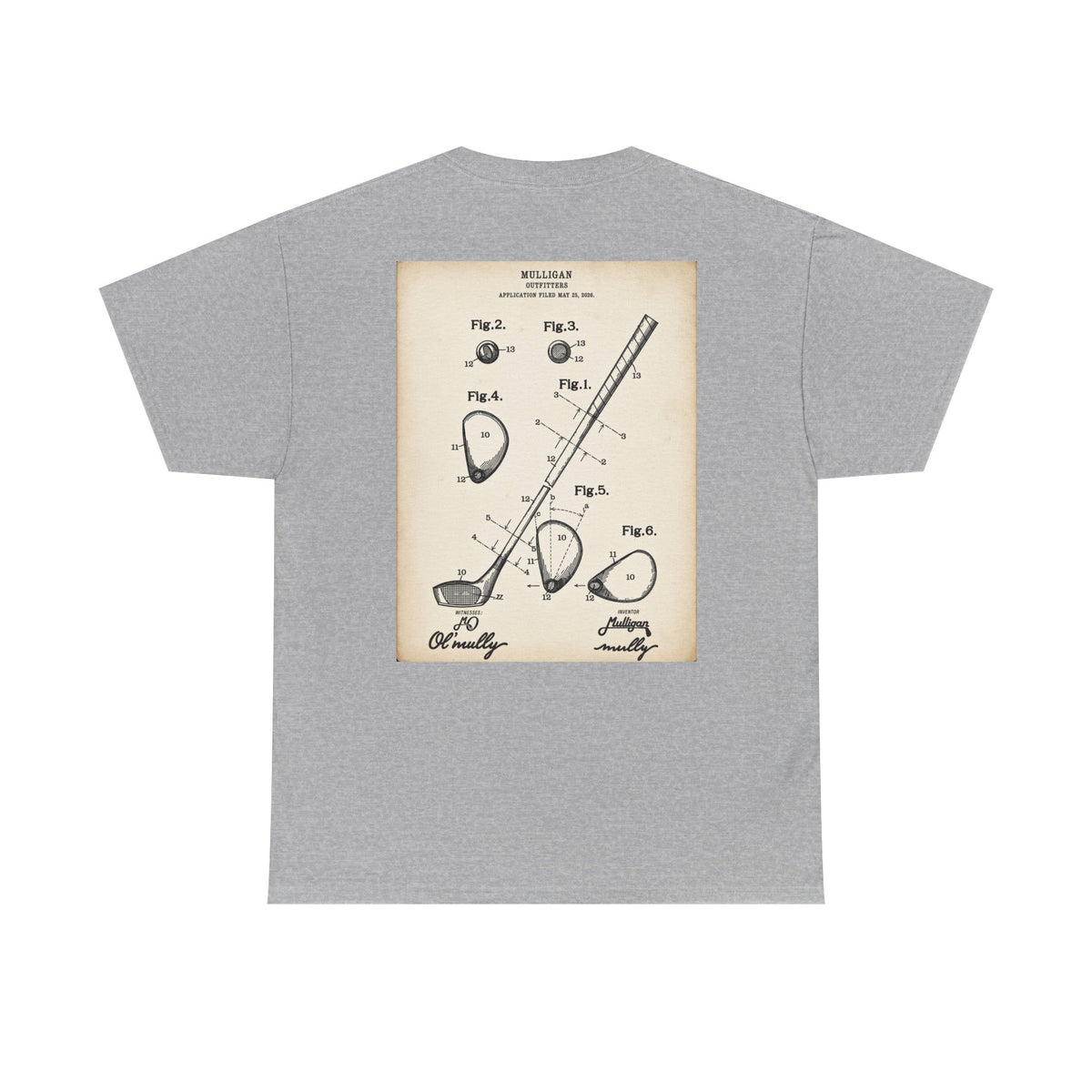 Mulligan golf T shirt, Invention