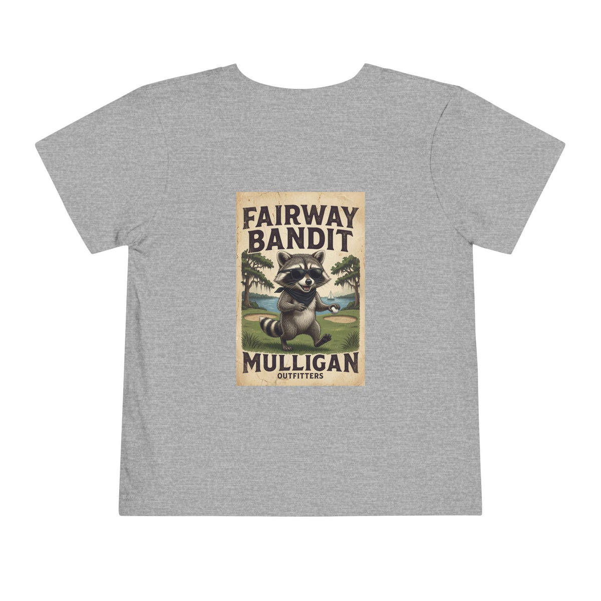 Toddler lil Mully, fairway bandit