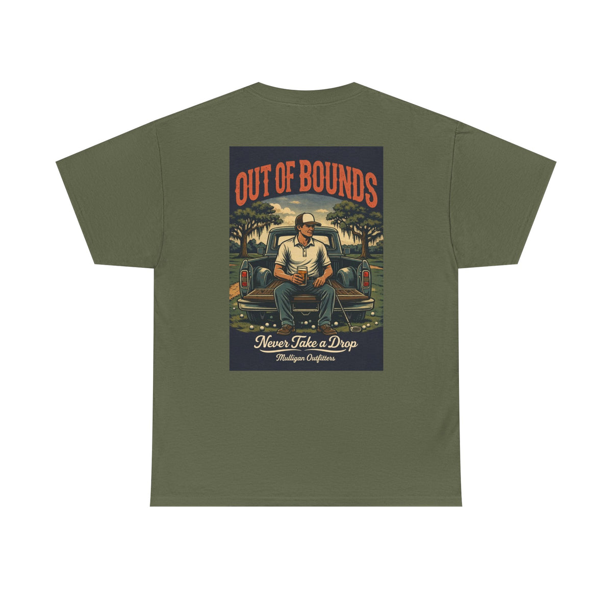 Golf Mulligan T-Shirt, Never take a drop