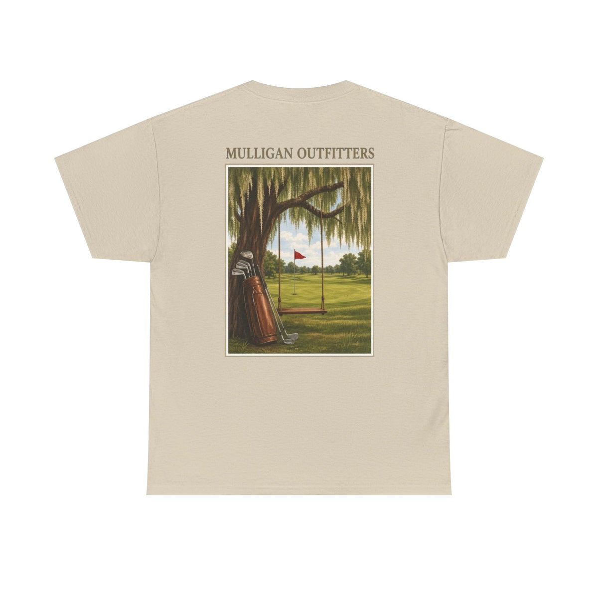 Mulligan T-Shirt, Back yard
