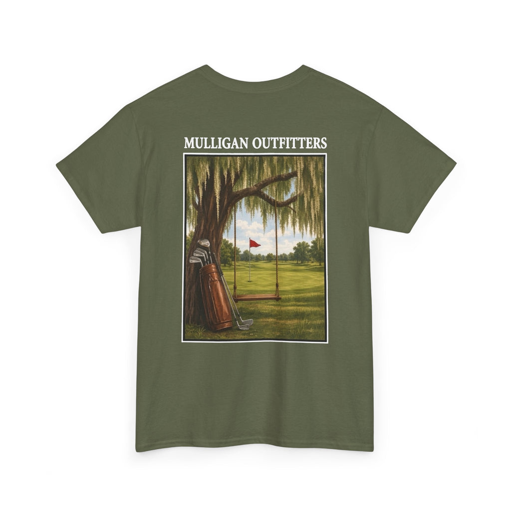 Mulligan T-Shirt, Back yard