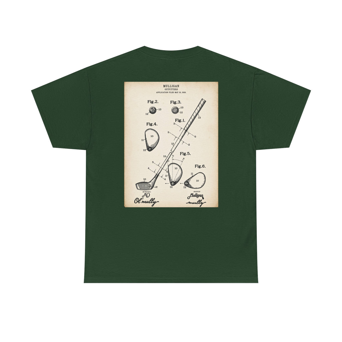 Mulligan golf T shirt, Invention