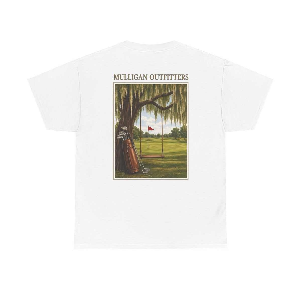 Mulligan T-Shirt, Back yard