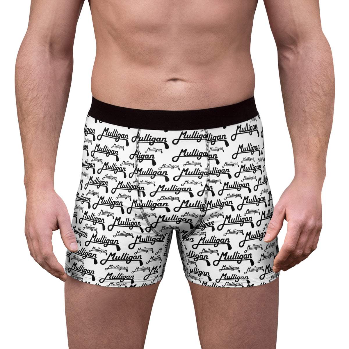 Men's Boxer Briefs, white