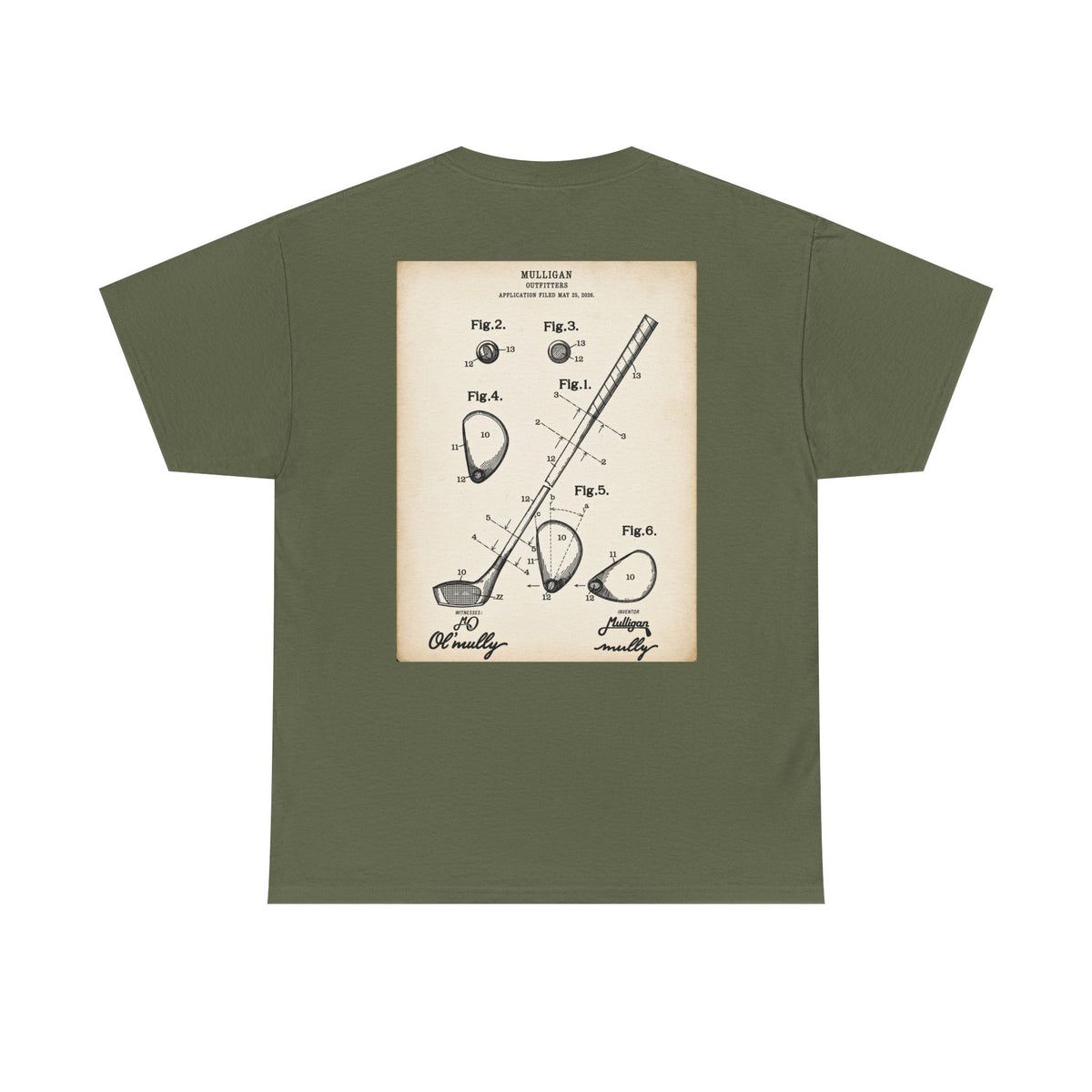 Mulligan golf T shirt, Invention