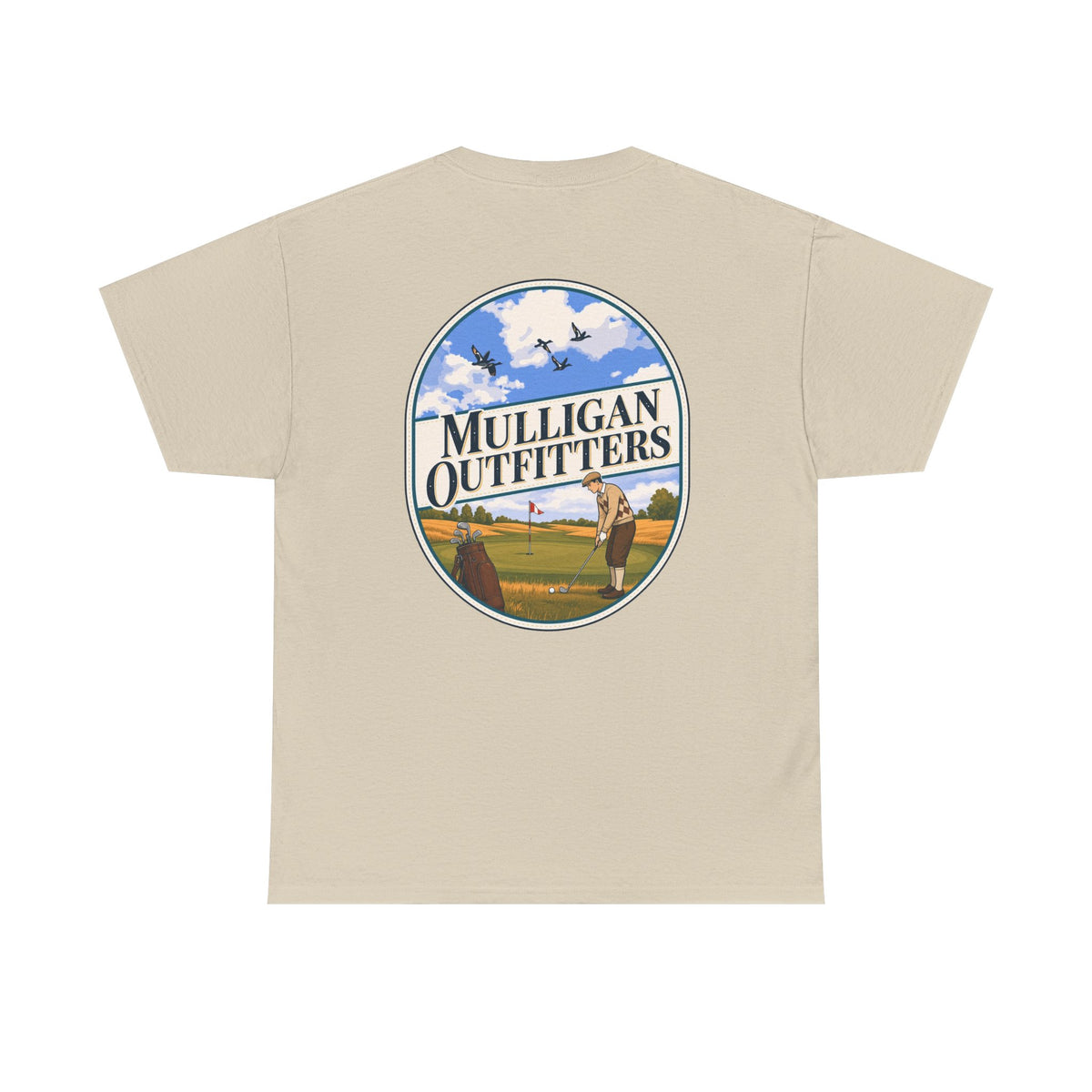 Mulligan golf T shirt, love of the game.