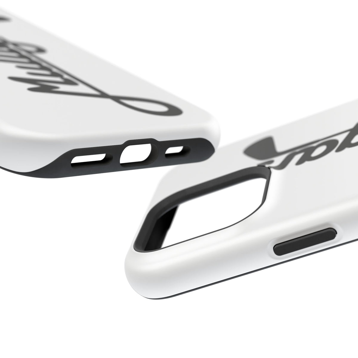 Magnetic Impact-Resistant Cases, white