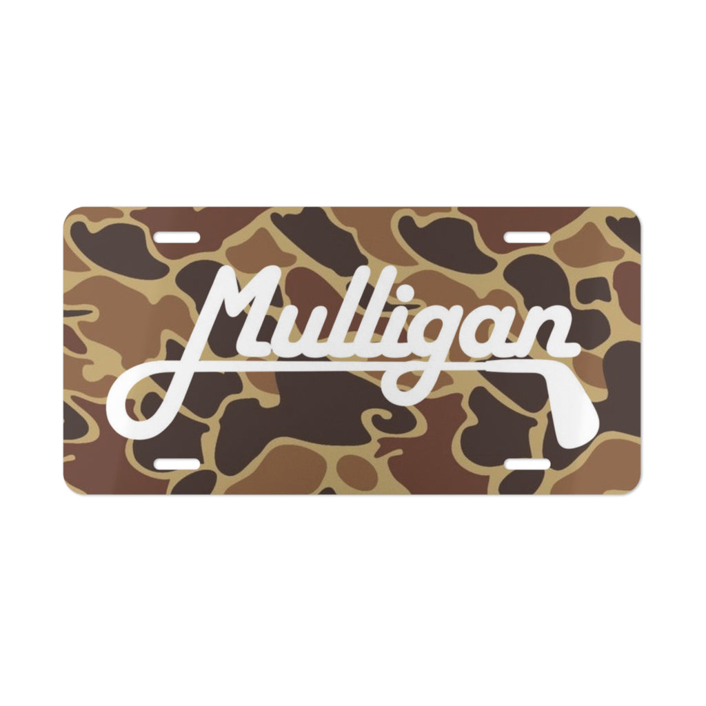Vanity Plate, camo