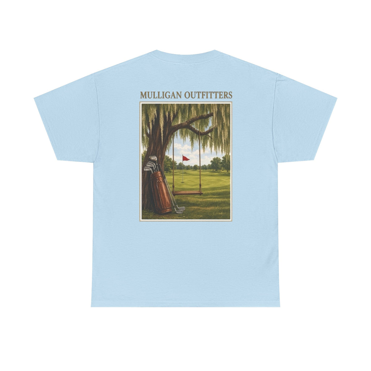 Mulligan T-Shirt, Back yard