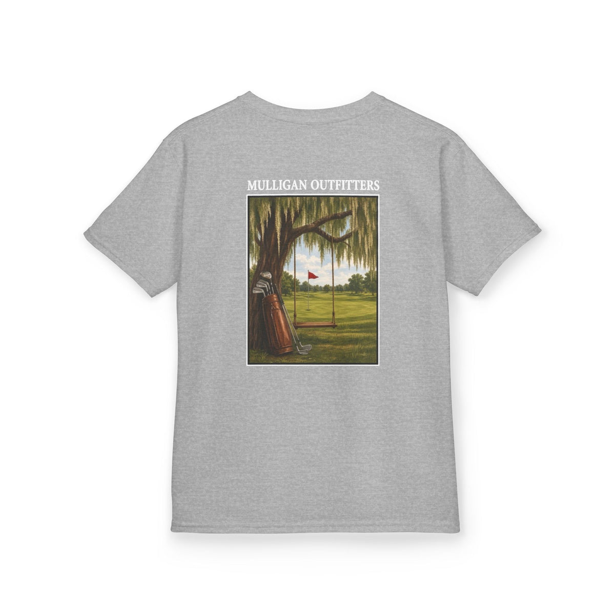 Kids T-shirt lil mully, backyard