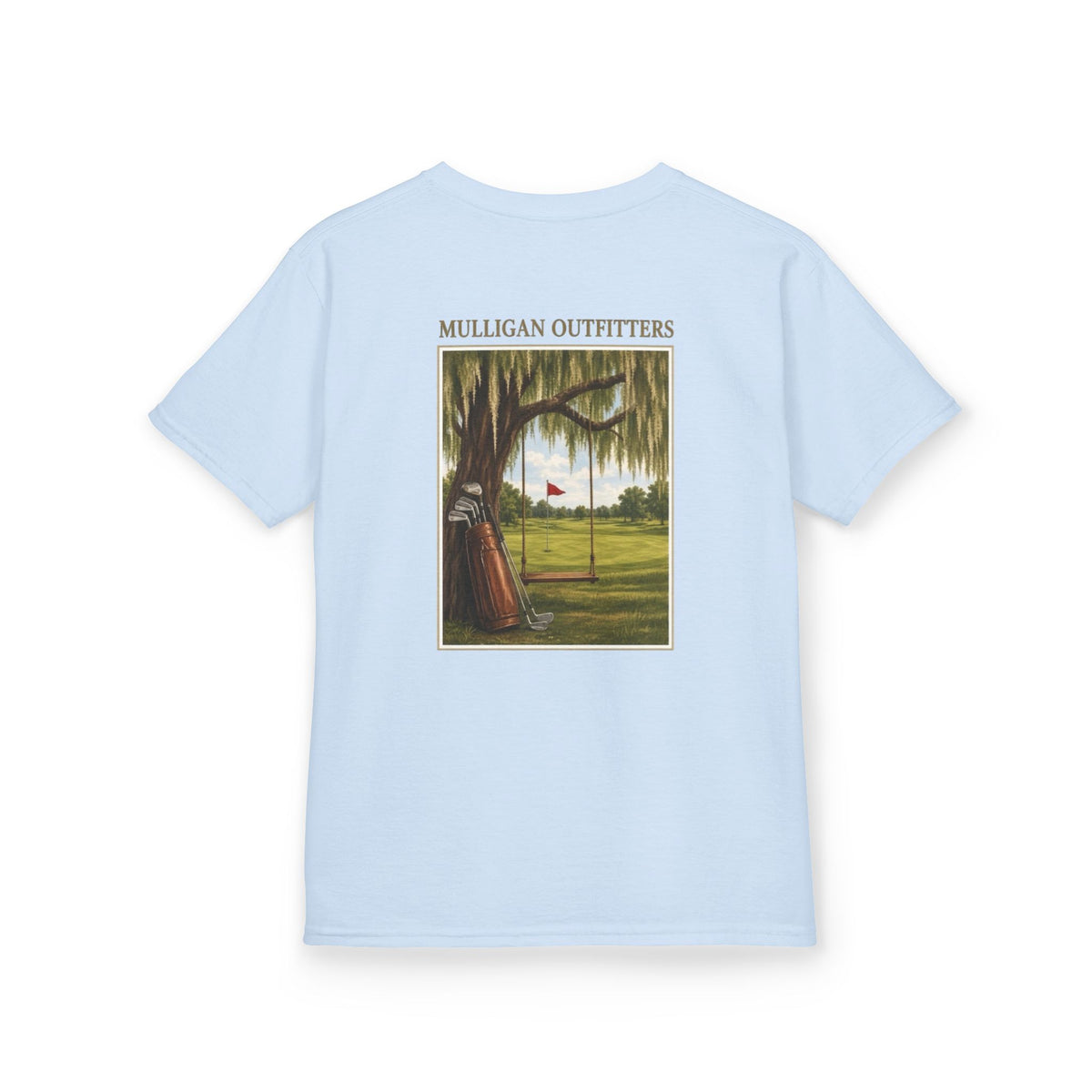 Kids T-shirt lil mully, backyard
