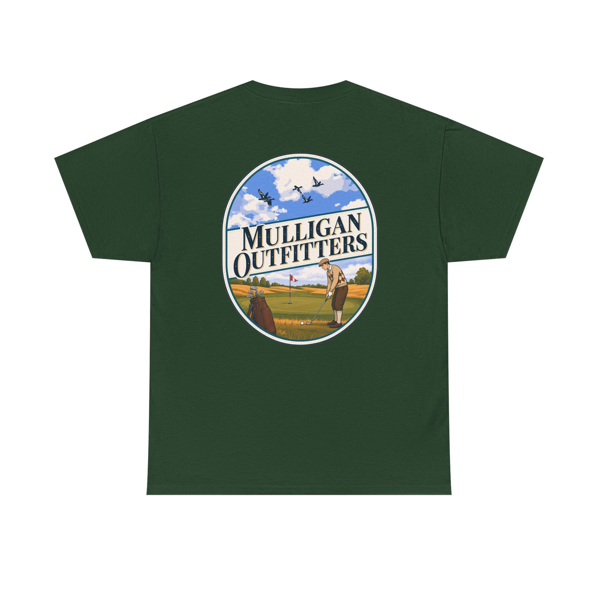 Mulligan golf T shirt, love of the game.