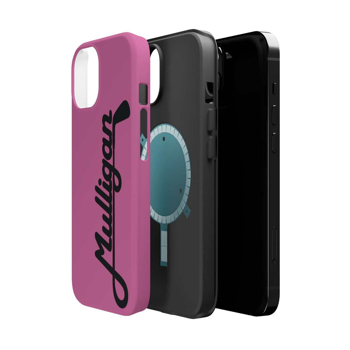 Magnetic Impact-Resistant Cases, hot pink