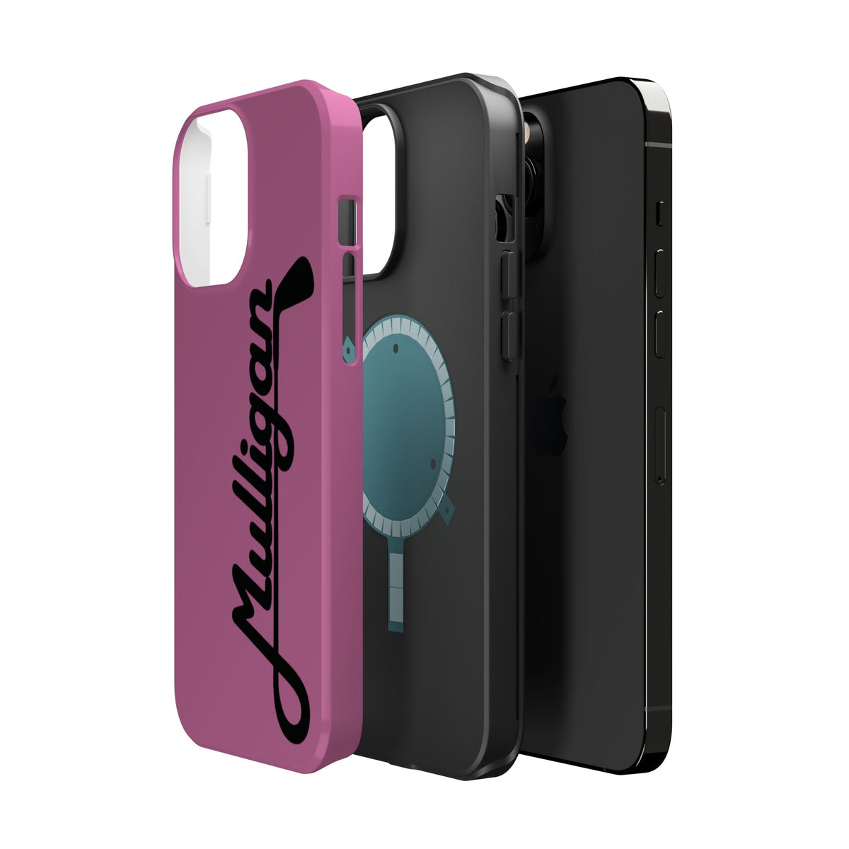 Magnetic Impact-Resistant Cases, hot pink