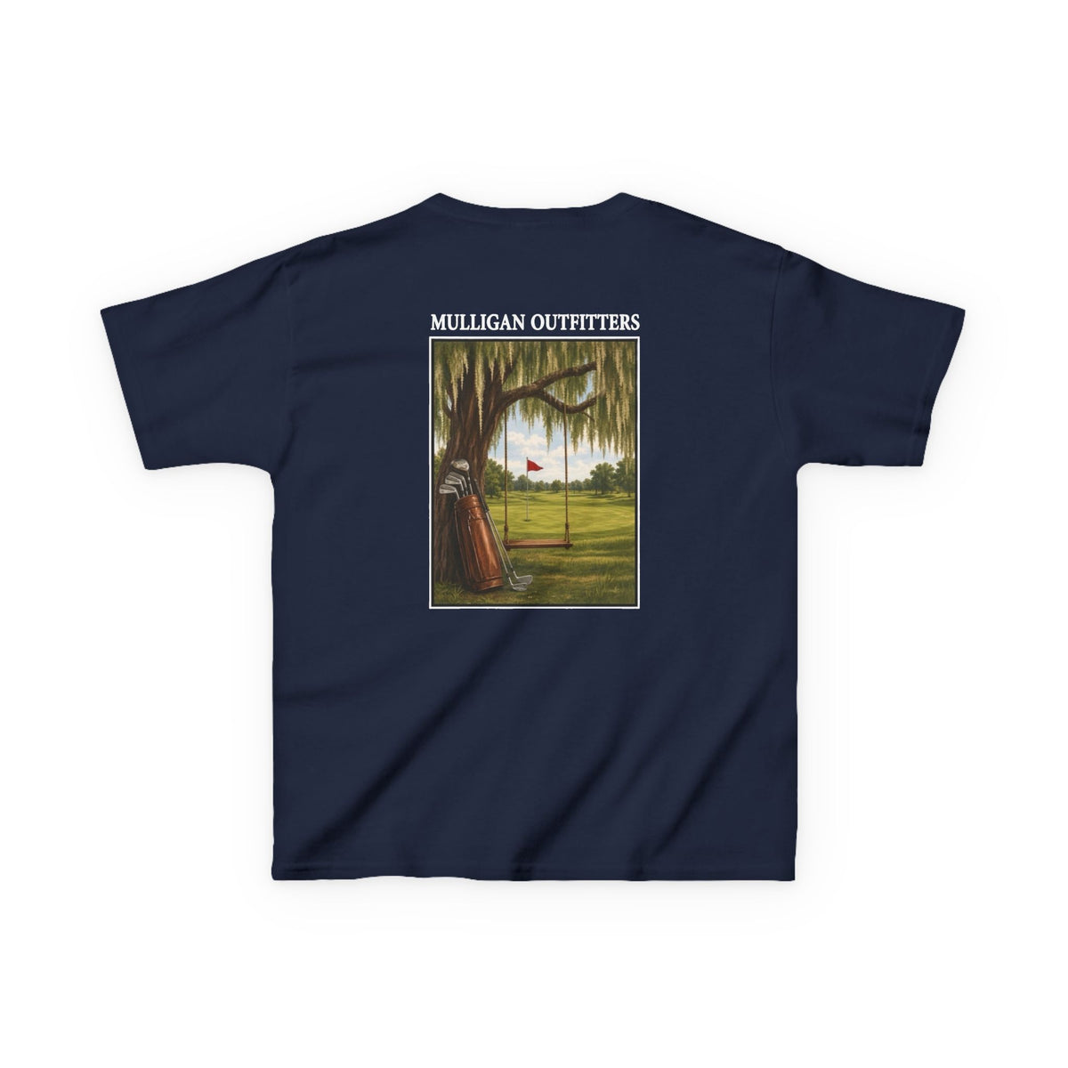 Kids T-shirt lil mully, backyard