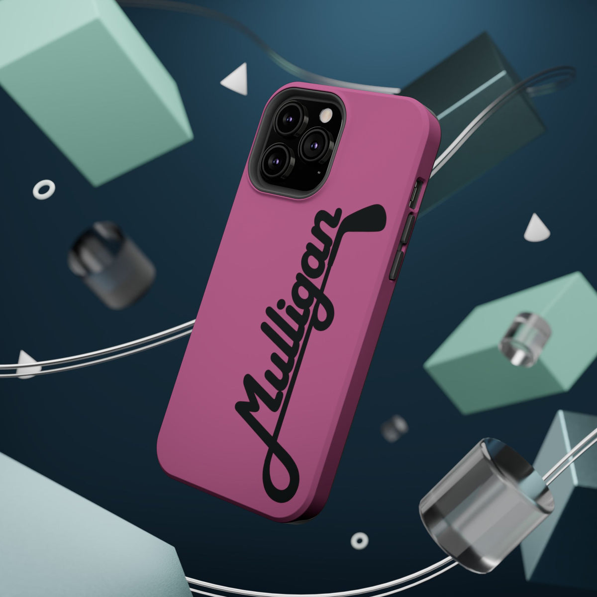 Magnetic Impact-Resistant Cases, hot pink