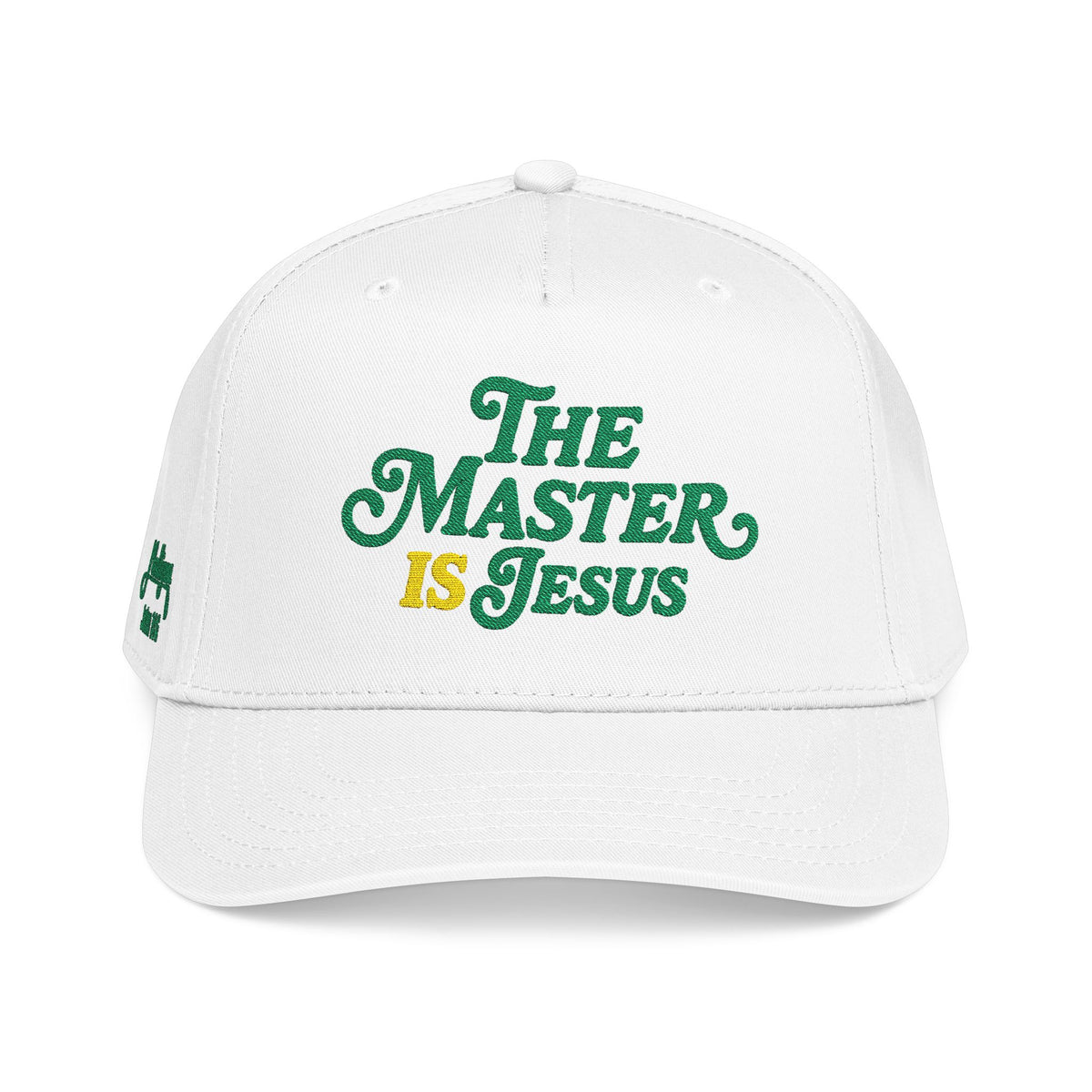 Mid Profile golf hat, Jesus is master