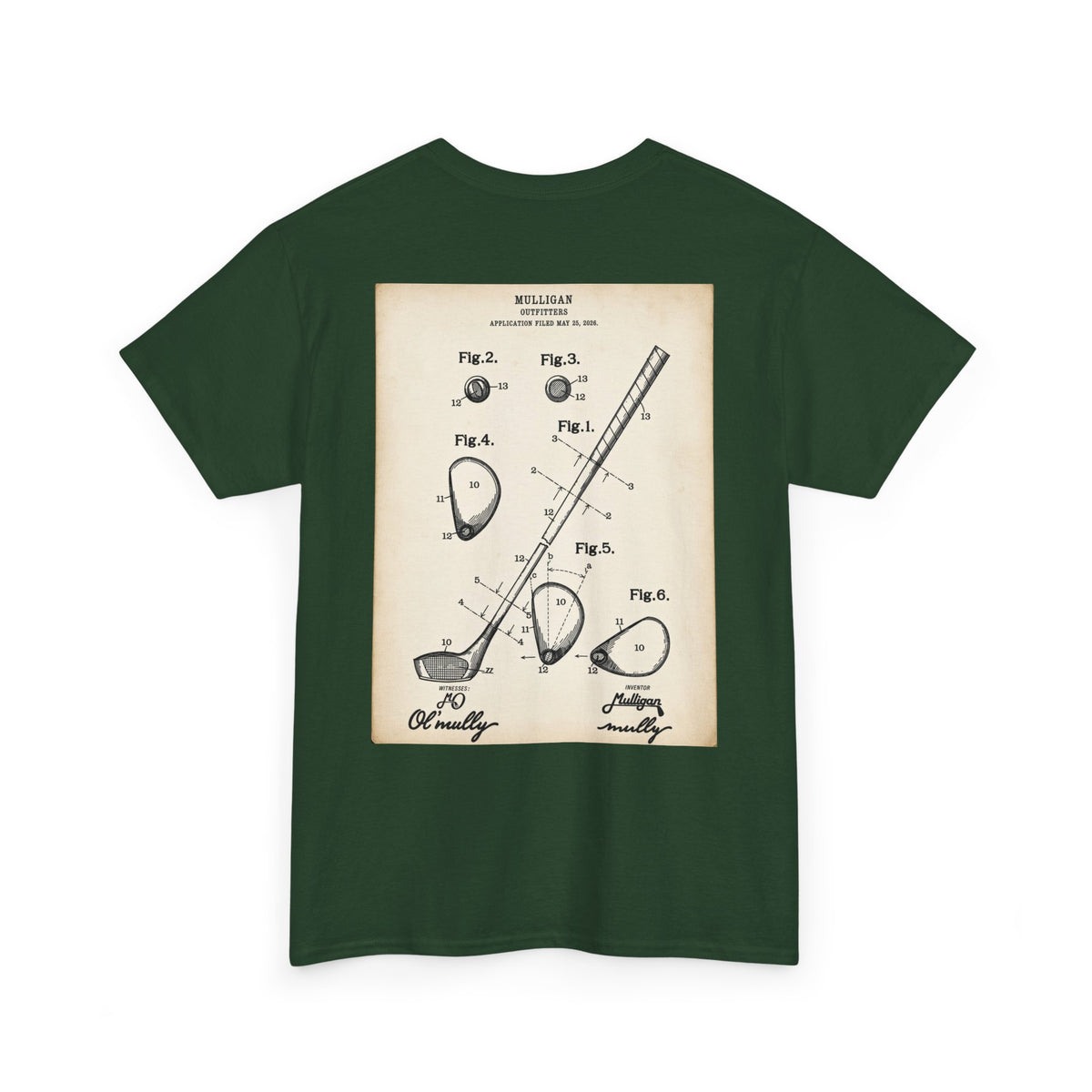 Mulligan golf T shirt, Invention
