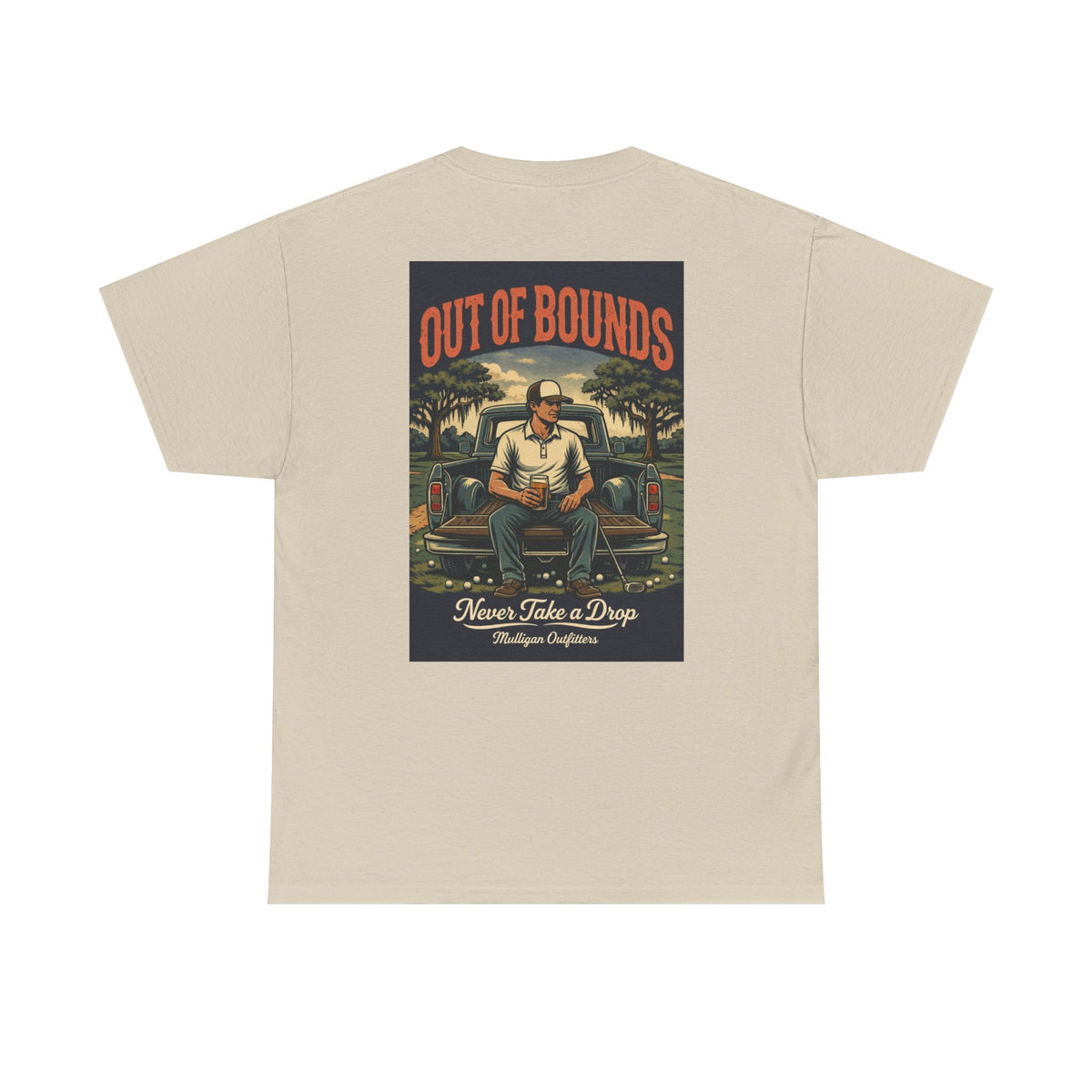 Golf Mulligan T-Shirt, Never take a drop