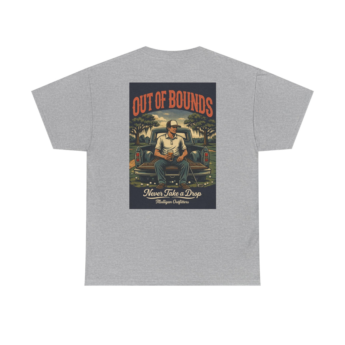 Golf Mulligan T-Shirt, Never take a drop