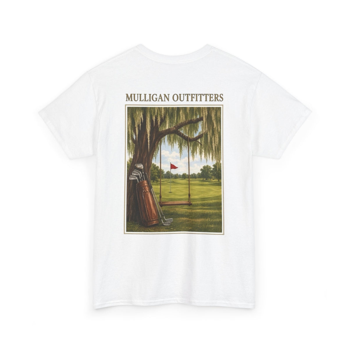 Mulligan T-Shirt, Back yard