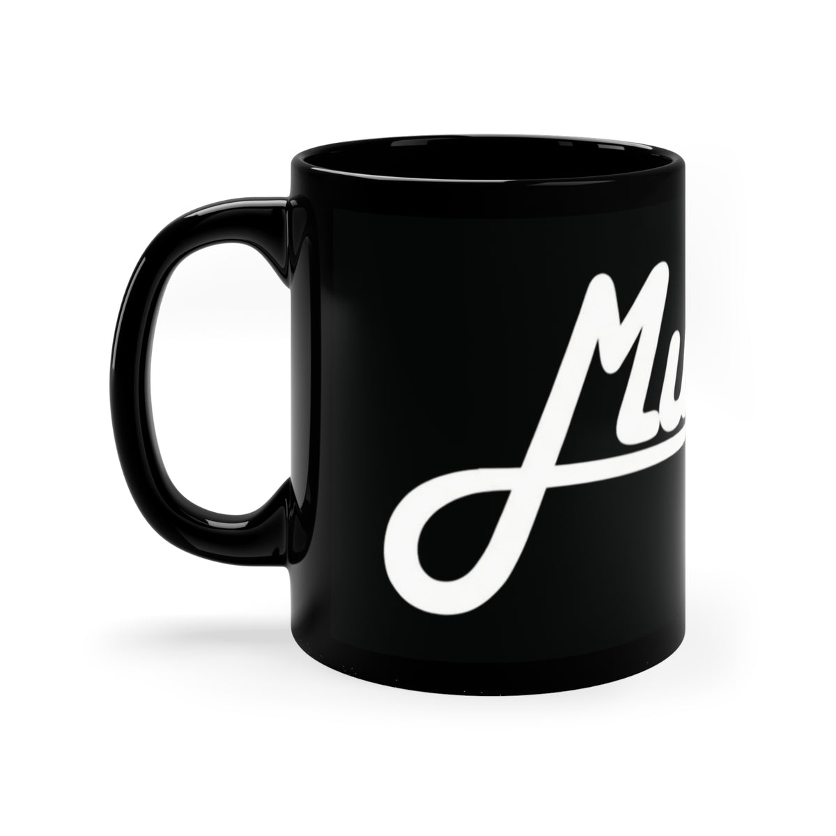 Black Coffee Mug, 11oz