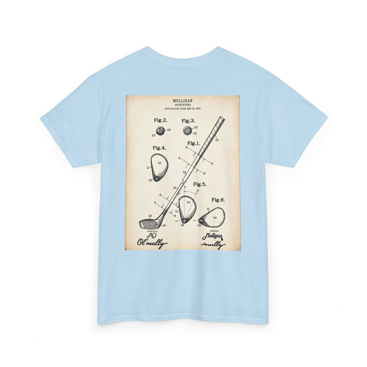 Mulligan golf T shirt, Invention