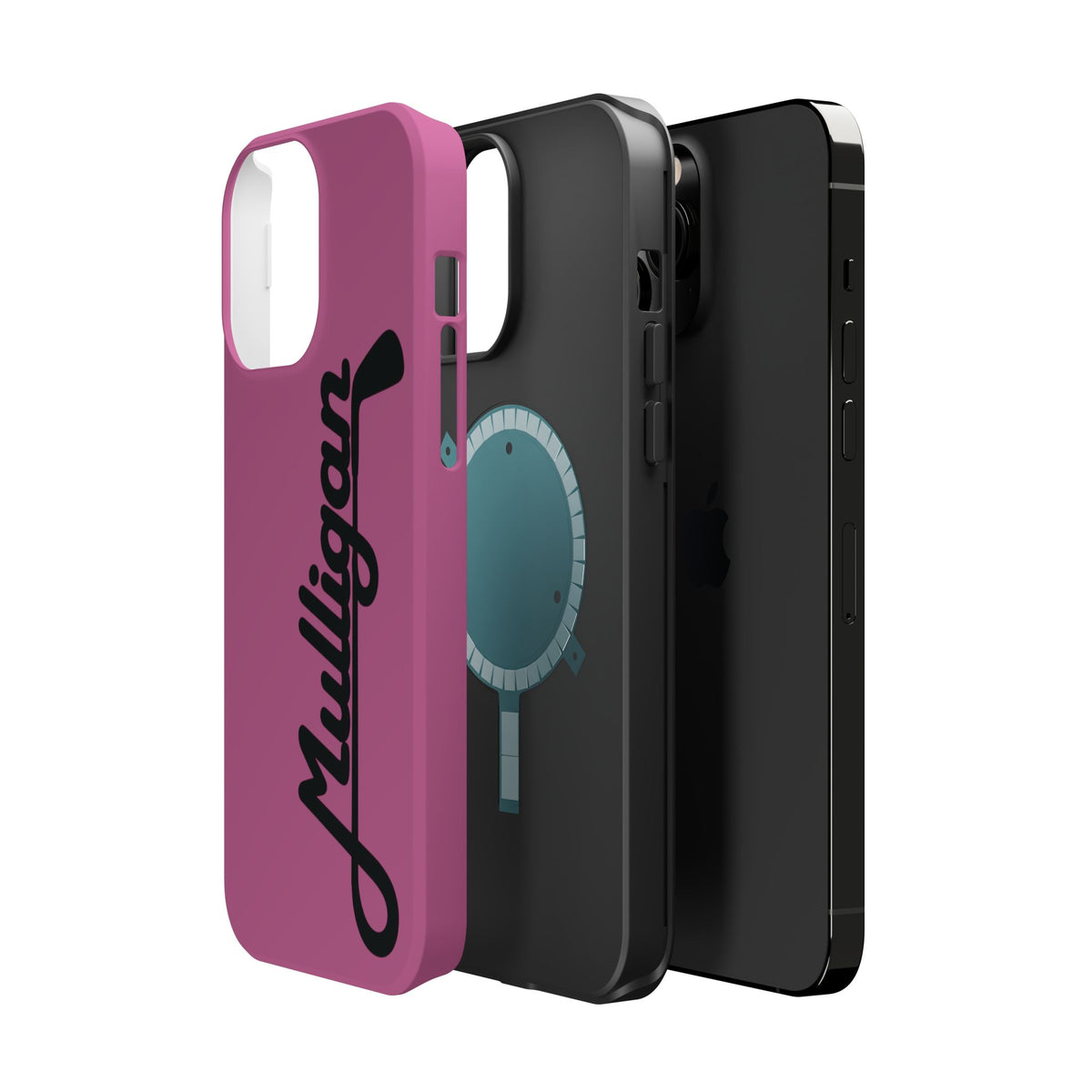 Magnetic Impact-Resistant Cases, hot pink