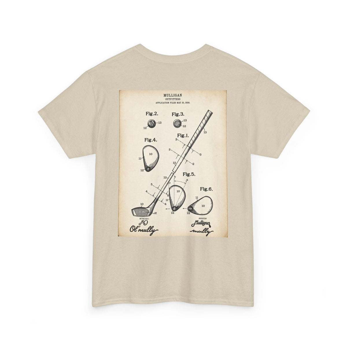 Mulligan golf T shirt, Invention