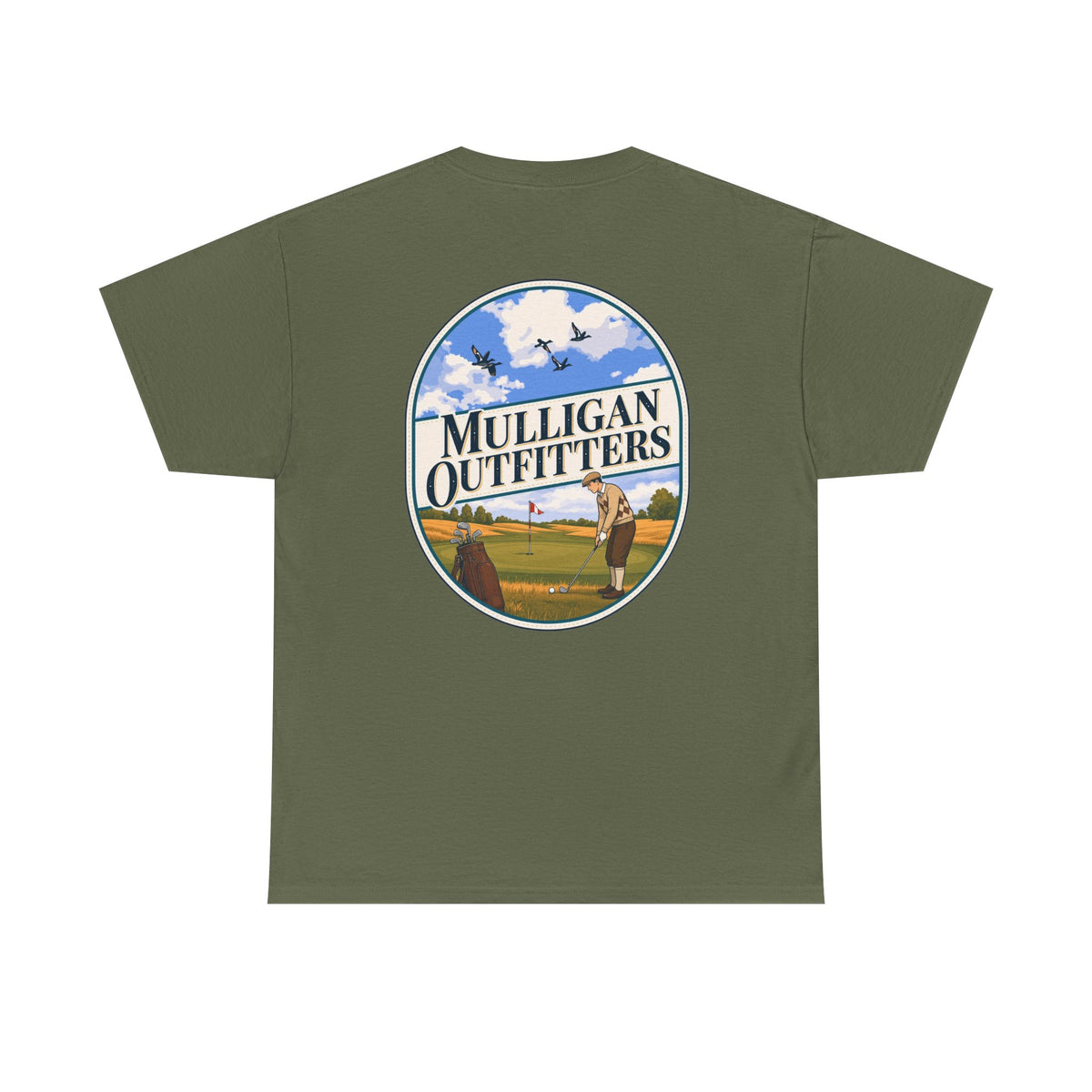 Mulligan golf T shirt, love of the game.
