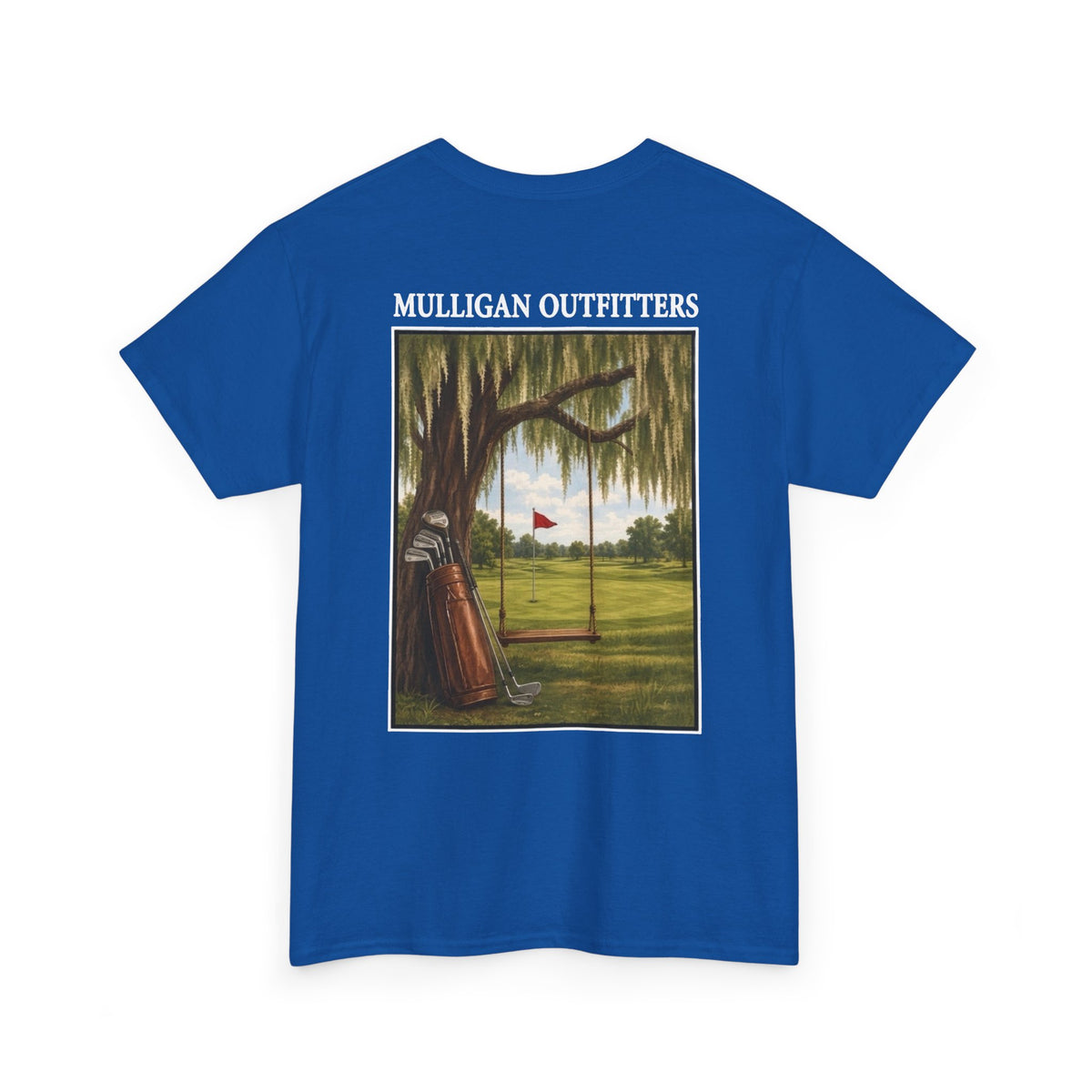 Mulligan T-Shirt, Back yard
