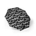 Semi-Automatic Foldable Umbrella, black