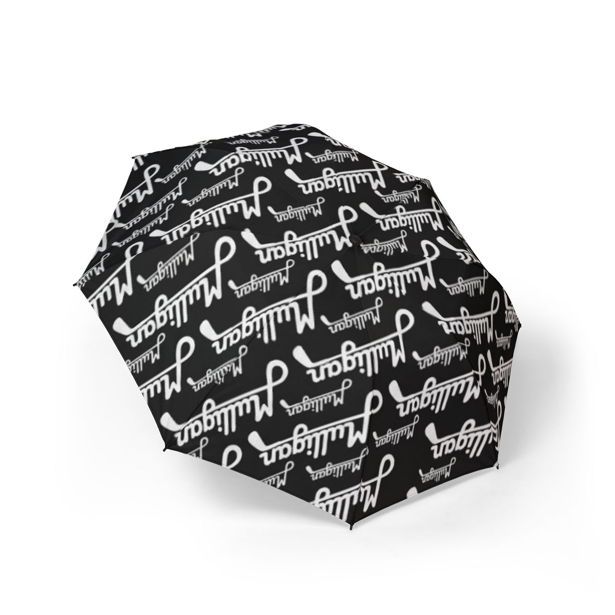 Semi-Automatic Foldable Umbrella, black