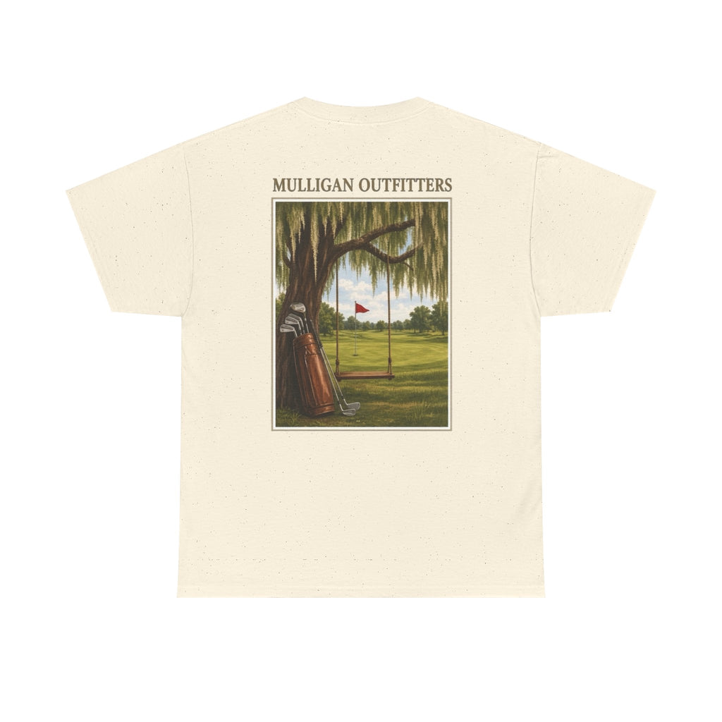 Mulligan T-Shirt, Back yard