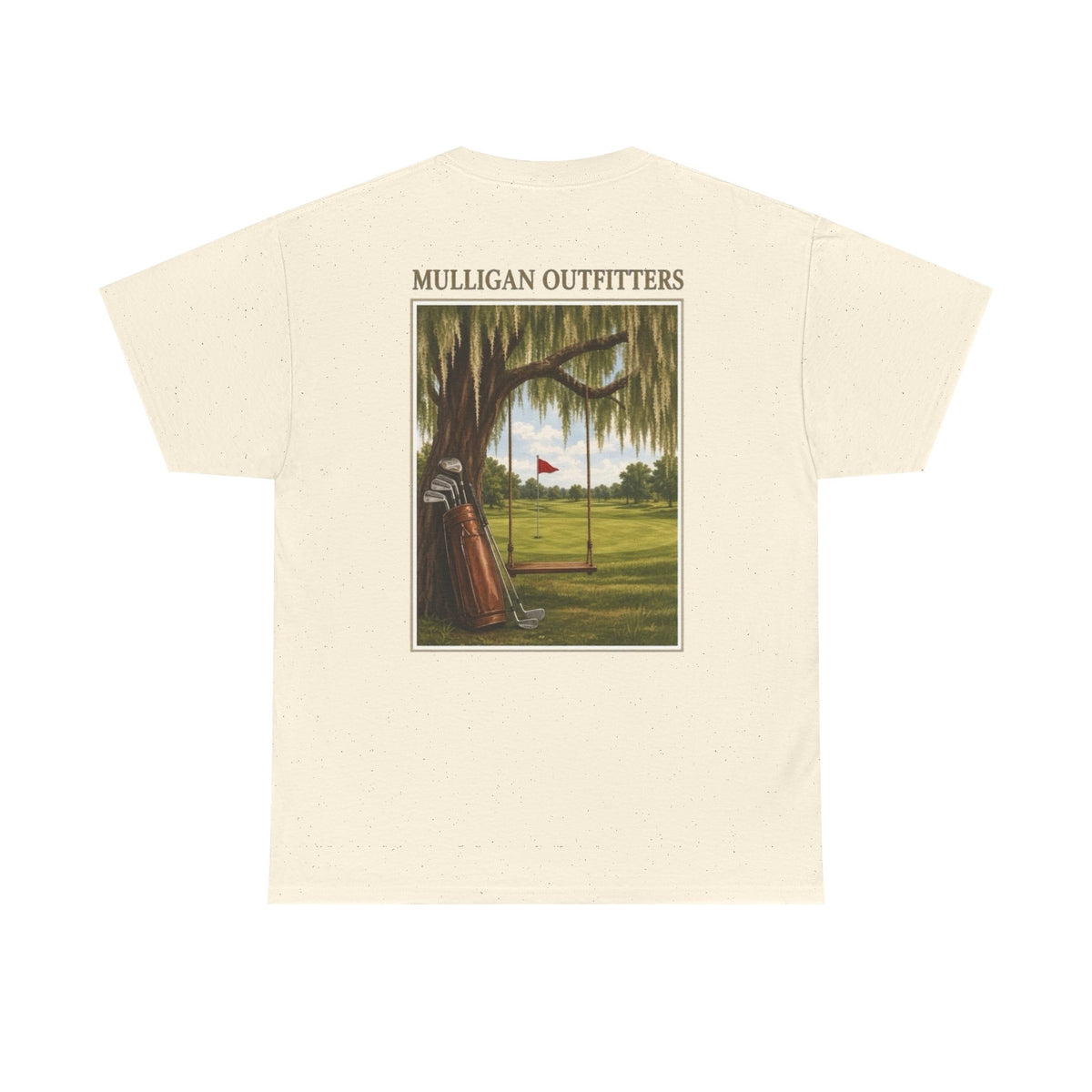 Mulligan T-Shirt, Back yard
