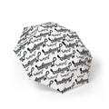 Semi-Automatic Foldable Umbrella, white