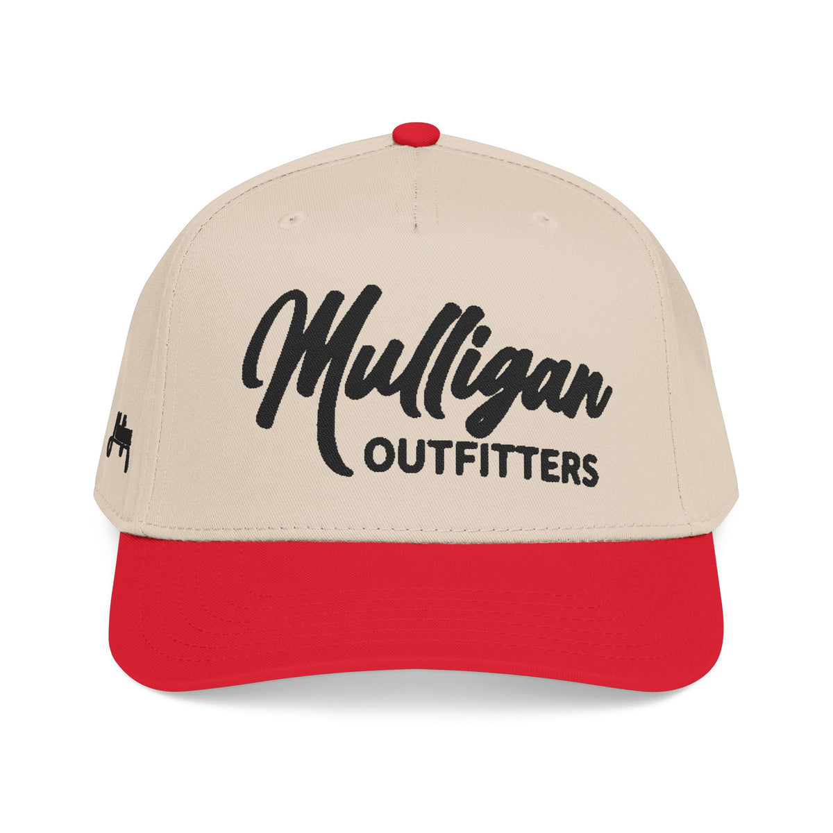 Mid profile golf hat, mulligan outfitters