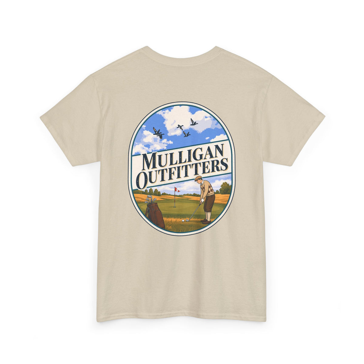 Mulligan golf T shirt, love of the game.