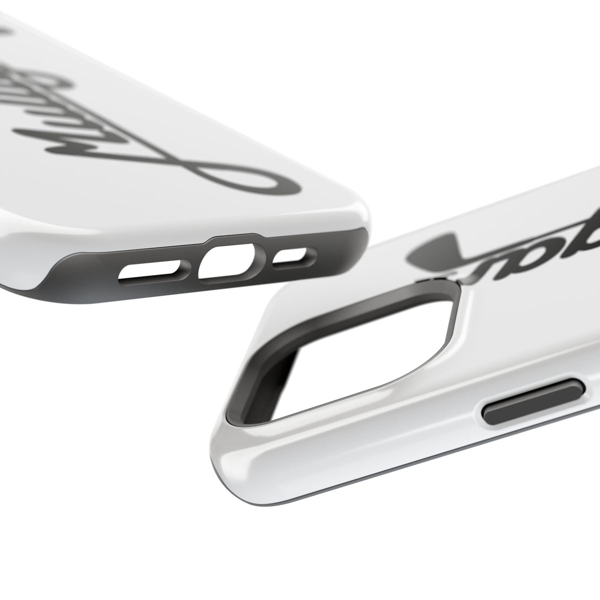 Magnetic Impact-Resistant Cases, white