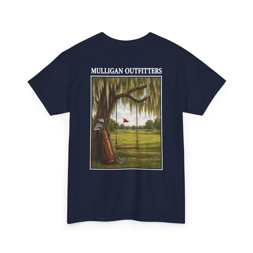 Mulligan T-Shirt, Back yard