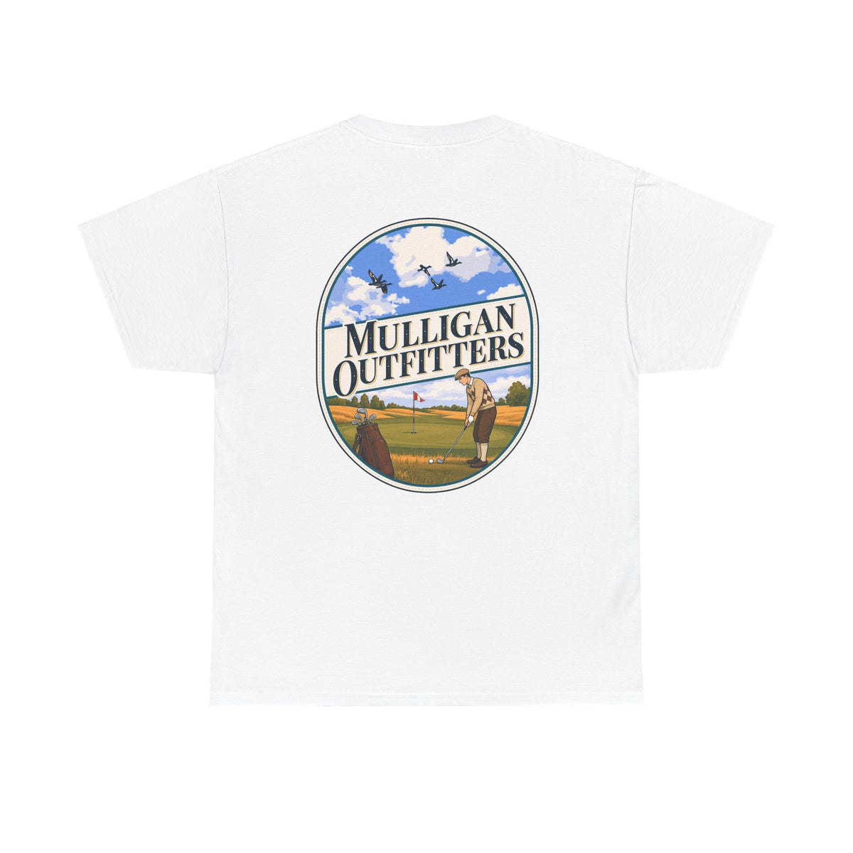 Mulligan golf T shirt, love of the game.