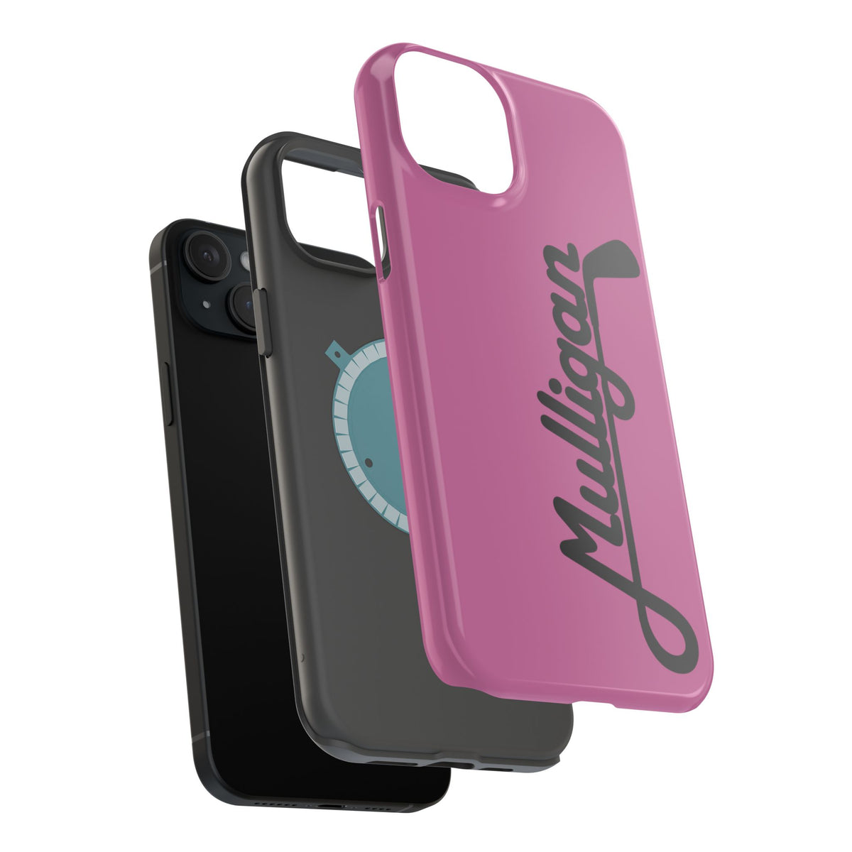 Magnetic Impact-Resistant Cases, hot pink