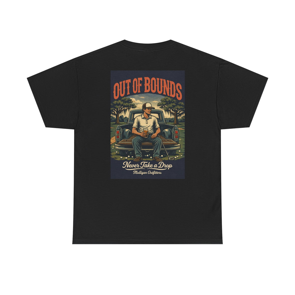 Golf Mulligan T-Shirt, Never take a drop